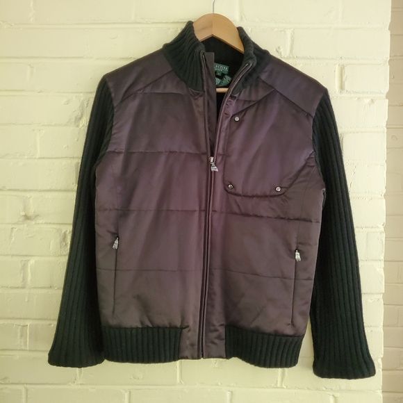 Lauren Active Ralhp Lauren Black Full Zip L Jacket - Picture 7 of 15